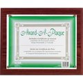 Nudell Award Plaques, Horizontal/Vertical, 13"x10-1/2", Mahogany NUD18813M